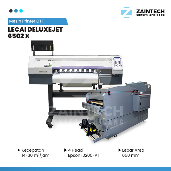Mesin Direct Transfer Film LECAI Deluxejet 6502 X (Quad Head)
